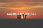 AOK Bayern Psychotherapie