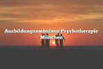 Ausbildungsambulanz Psychotherapie München