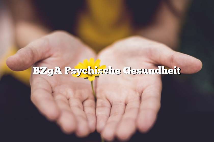 BZgA Psychische Gesundheit