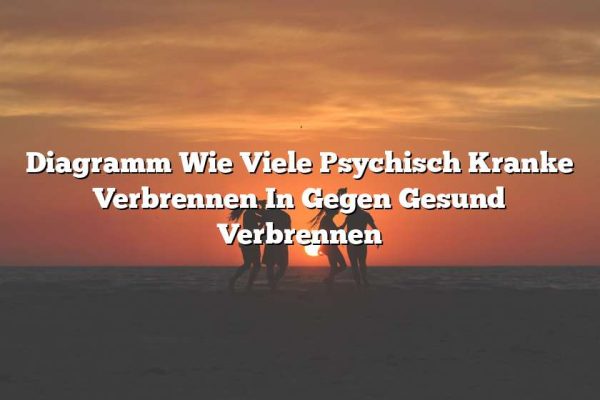 Diagramm Wie Viele Psychisch Kranke Verbrennen In Gegen Gesund Verbrennen