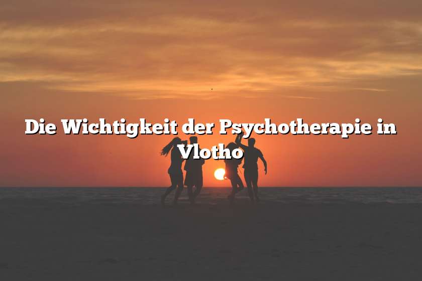 Die Wichtigkeit der Psychotherapie in Vlotho