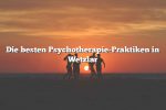 Die besten Psychotherapie-Praktiken in Wetzlar