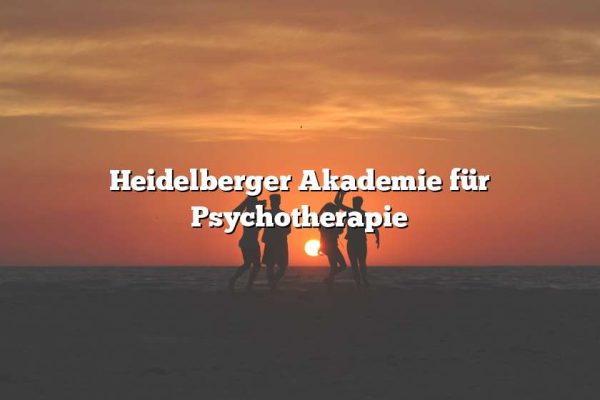 Heidelberger Akademie für Psychotherapie