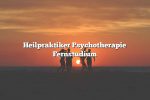 Heilpraktiker Psychotherapie Fernstudium