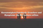 Kurzatmigkeit Psychisch: Ursachen und Symptome, die Sie kennen sollten