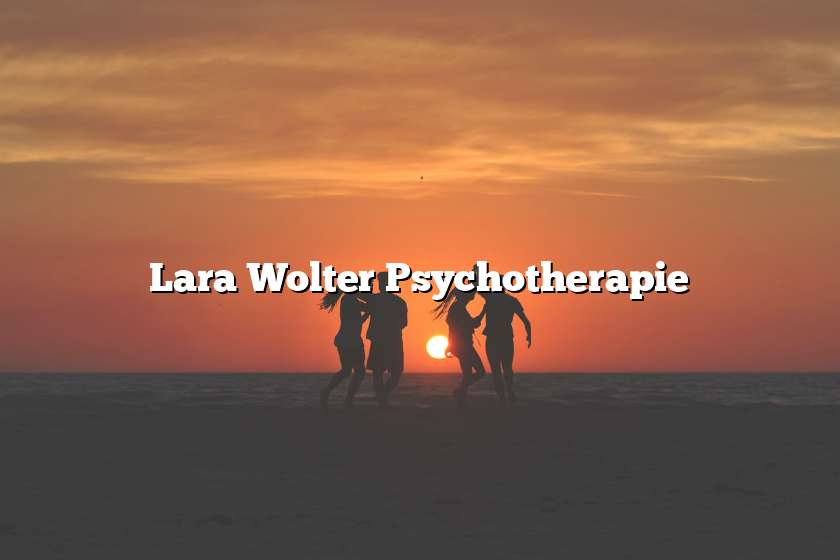 Lara Wolter Psychotherapie