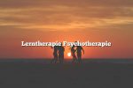 Lerntherapie Psychotherapie