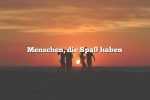 Menschen, die Spaß haben