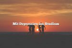 Mit Depression ins Studium