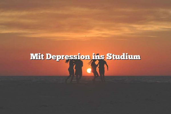 Mit Depression ins Studium