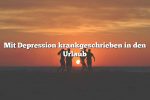 Mit Depression krankgeschrieben in den Urlaub