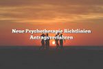 Neue Psychotherapie Richtlinien Antragsverfahren