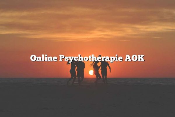 Online Psychotherapie AOK