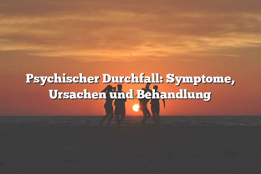 Psychischer Durchfall: Symptome, Ursachen und Behandlung