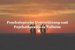 Psychologische Unterstützung und Psychotherapie in Pulheim