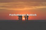 Psychotherapie Arabisch