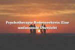 Psychotherapie Bodenseekreis: Eine umfassende Übersicht