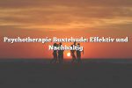 Psychotherapie Buxtehude: Effektiv und Nachhaltig