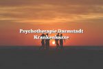 Psychotherapie Darmstadt Krankenkasse