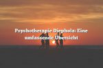 Psychotherapie Diepholz: Eine umfassende Übersicht