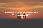 Psychotherapie Kassenärztliche Vereinigung NRW