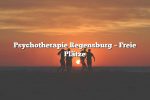 Psychotherapie Regensburg – Freie Plätze