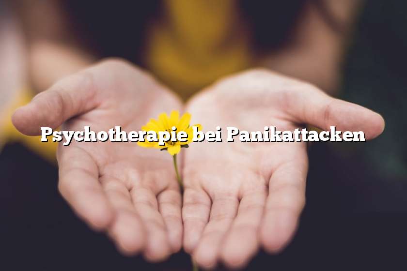 Psychotherapie bei Panikattacken