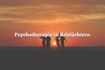 Psychotherapie in Schlüchtern