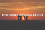 Psychotherapie in Wuppertal Elberfeld