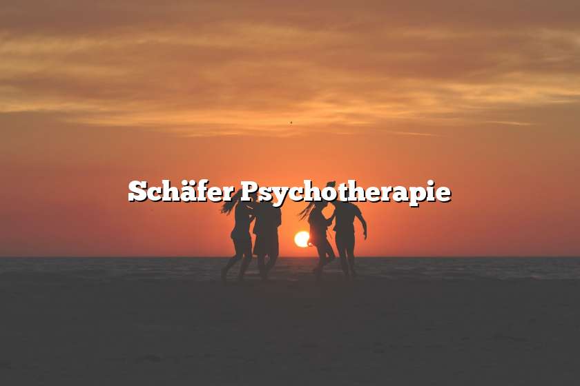 Schäfer Psychotherapie