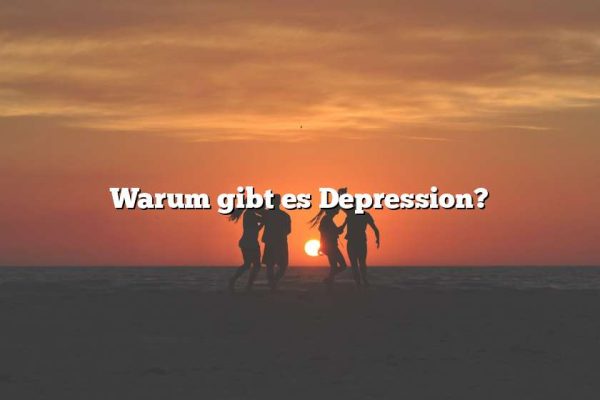 Warum gibt es Depression?