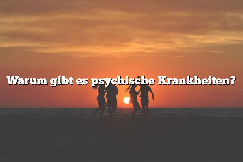 Warum gibt es psychische Krankheiten?