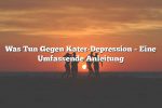 Was Tun Gegen Kater-Depression – Eine Umfassende Anleitung