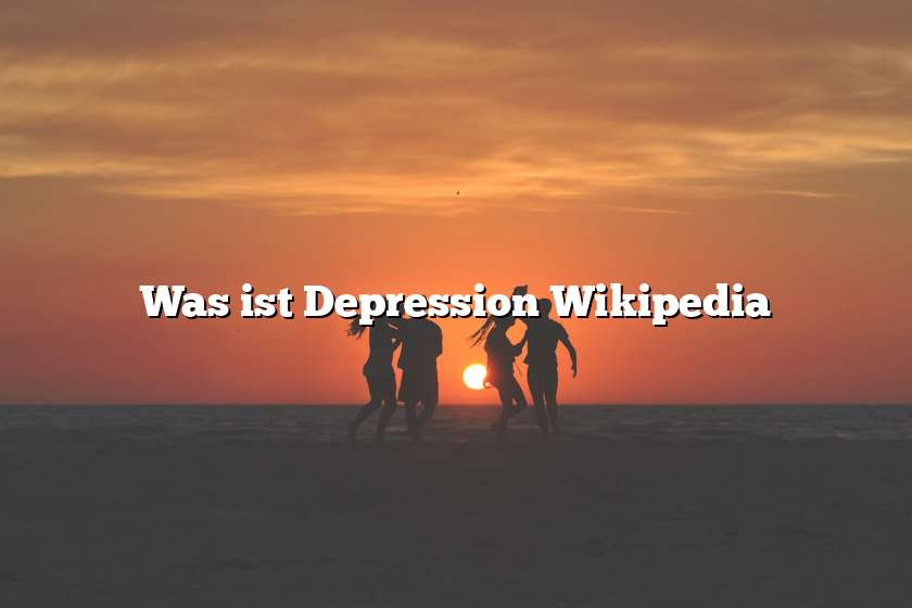 Was ist Depression Wikipedia
