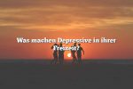 Was machen Depressive in ihrer Freizeit?