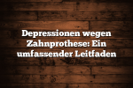 Depressionen wegen Zahnprothese: Ein umfassender Leitfaden