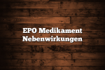 EPO Medikament Nebenwirkungen