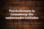 Psychotherapie in Luxemburg: Ein umfassender Leitfaden