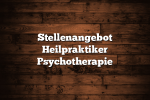 Stellenangebot Heilpraktiker Psychotherapie